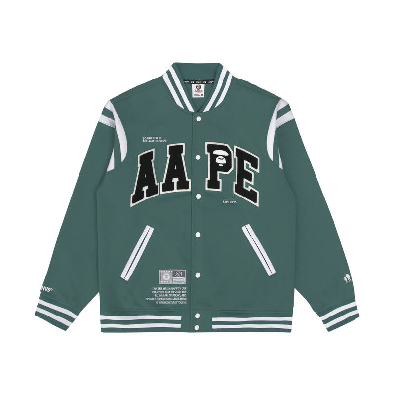 Aape Baseball Jerseys Men's Baseball Collar Moderate Straight Fit