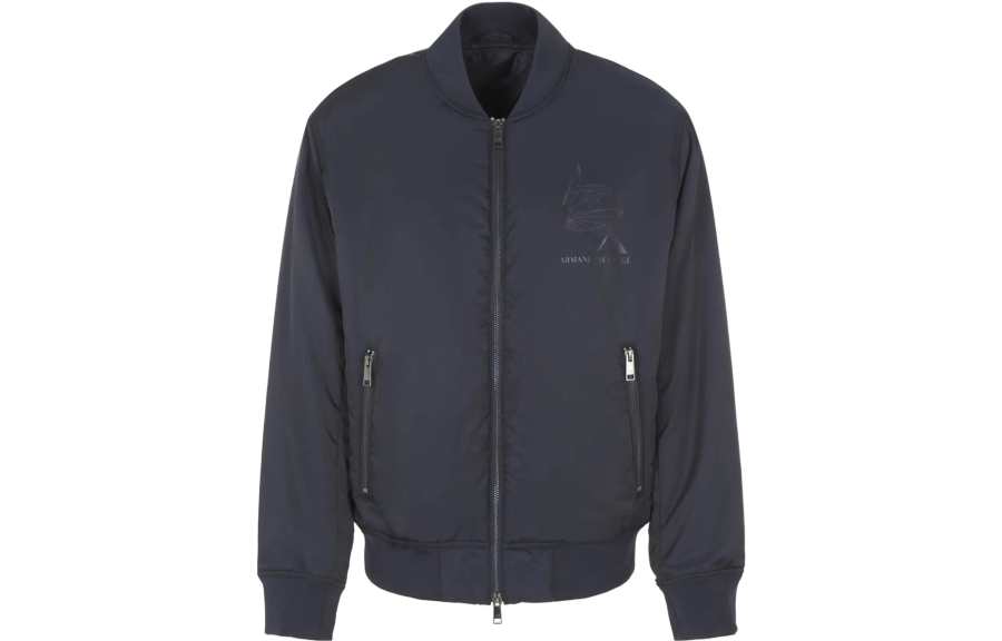 ARMANI EXCHANGE ARMANI EXCHANGE Logo-print Bomber Jacket