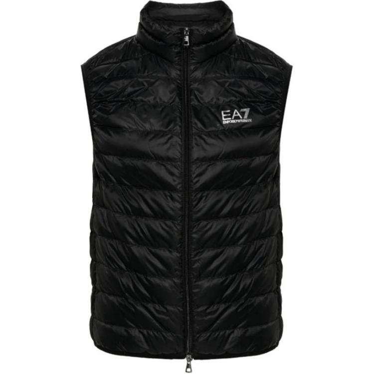 EMPORIO ARMANI Ea7 EMPORIO ARMANI Logo Printed Quilted Padded Gilet