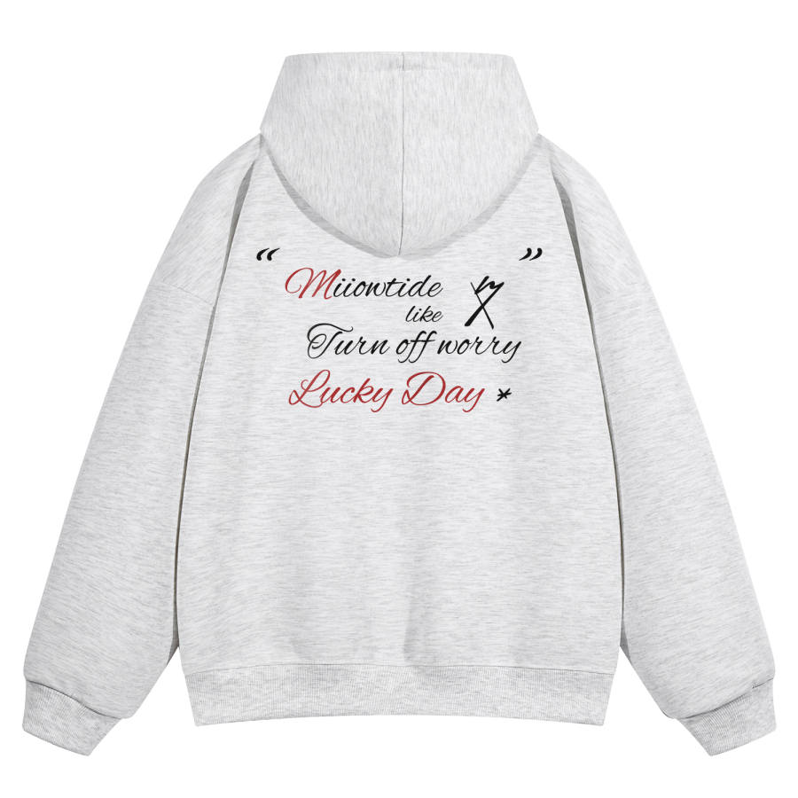 MIIOW MIIOW Sweatshirts Unisex Hooded Thickened Regular
