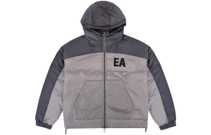 EMPORIO ARMANI Logo-embroidered Jacket