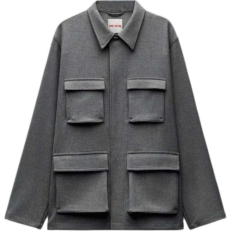 ZARA x AO YES SS25 Business Suit Men's Gray