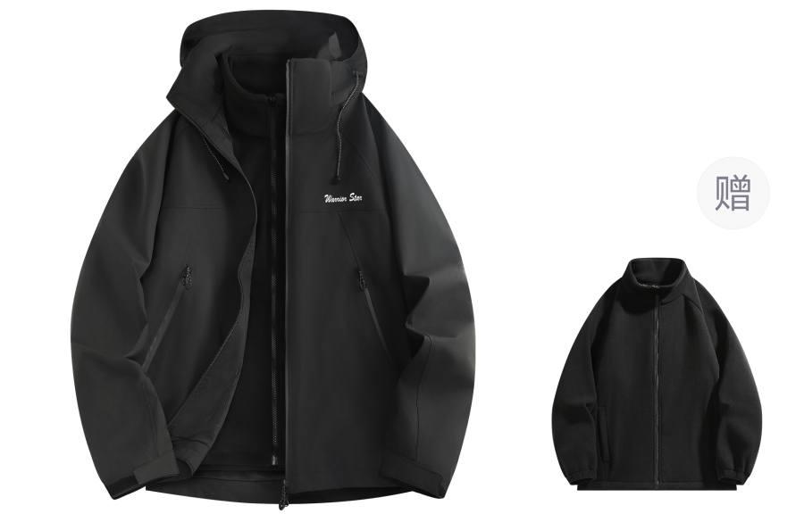 WARRIOR Warrior Lace Up Waterproof And Windproof Windbreaker Jacket Unisex