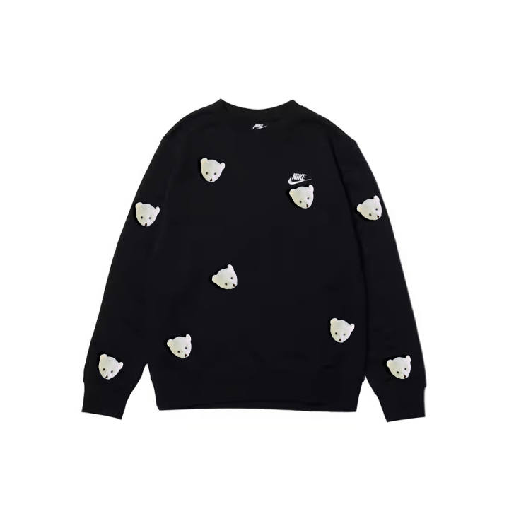 Nike Nike Sweatshirts Men's Black Crew Neck Moderate