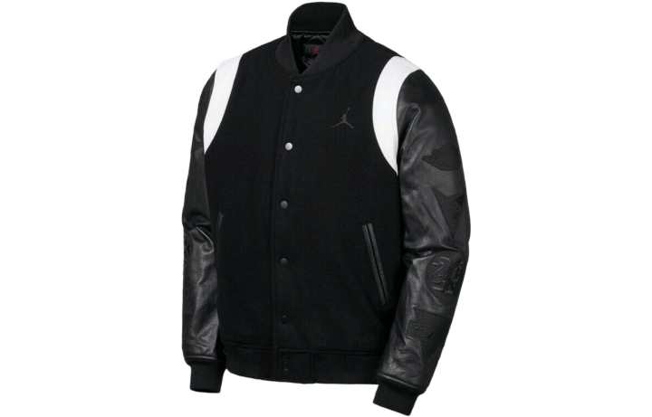 Jordan Jordan Puffer Jackets Men's Black Stand Collar Moderate Other