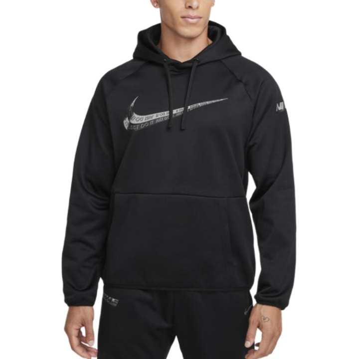 Nike Nike Sweatshirts Men's Black Hooded Moderate