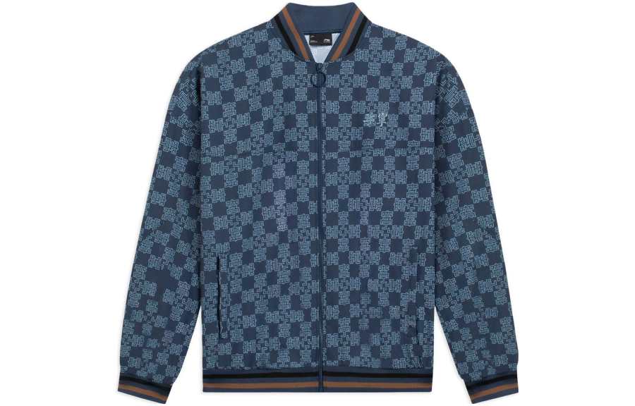 Li-Ning Li Ning Sports Trendy Collection Baseball Jacket Men's Blue