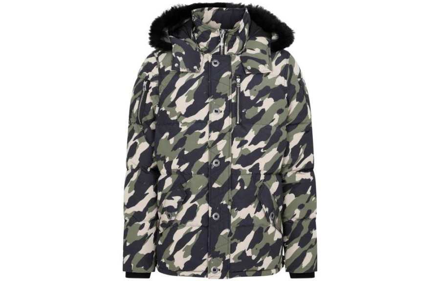 Moose Knuckles Moose Knuckles Camouflage print Padded Coat