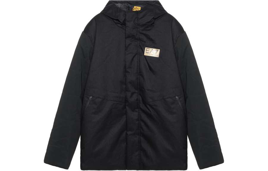 EMPORIO ARMANI EA7 Puffer Jacket Men's Black