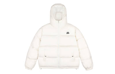 JRs Down Jackets Unisex Hooded Thickened Puffer Jacket