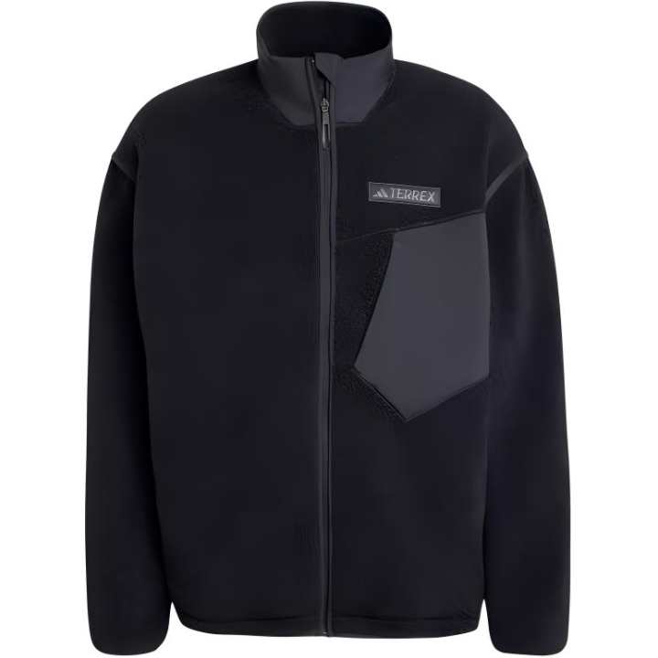 Adidas Adidas Terre XPLORIC HIGH PILE FLEECE JACKET Jackets & Coats Men's Black