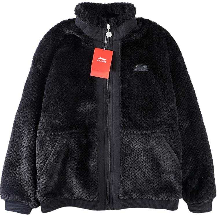 Li-Ning Li Ning Sports Life Collection Velvet feel Coat Men's Black