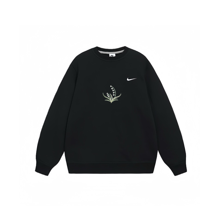 Nike Nike Sweatshirts Unisex Black Crew Neck Moderate Regular