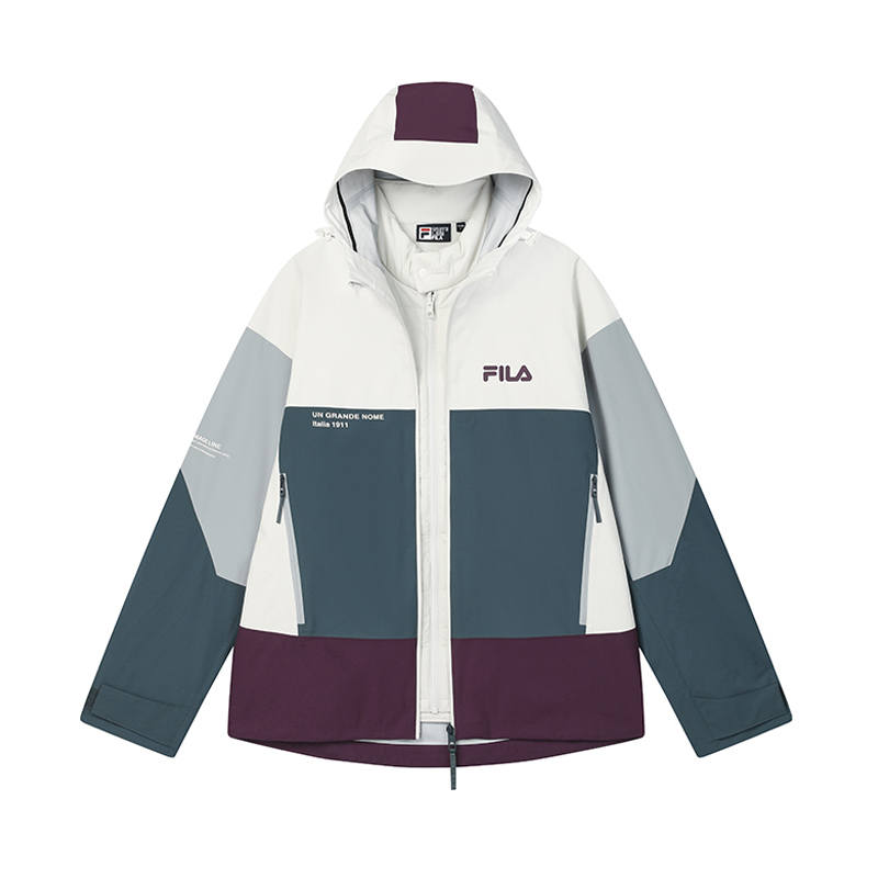 FILA Jackets Men's Aden Green Hooded Moderate