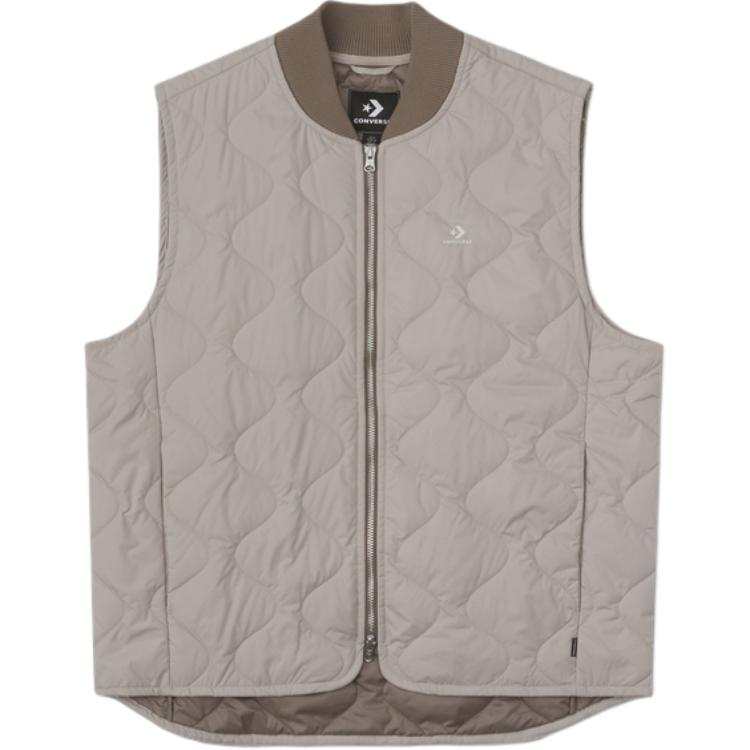 Converse Converse Vests Men's Brown Baseball Collar Moderate Other