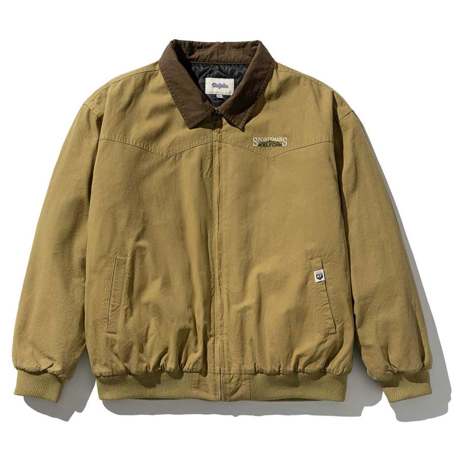KXLFCHN Puffer Jacket Coat Unisex Khaki