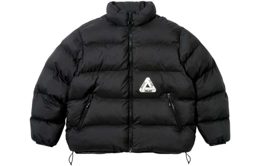 PALACE PALACE FW23 Down Jackets Unisex Black Turtleneck Moderate Other