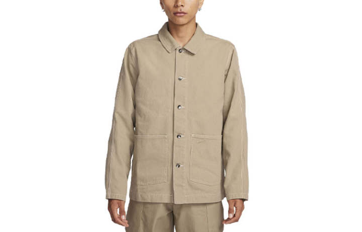 Nike Nike Jackets Men's Khaki Lapel Moderate Other