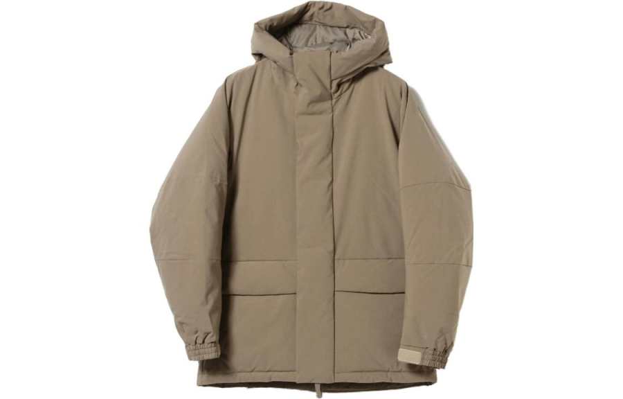 Beams Beams Down Jackets Men's Khaki Hooded Moderate Other