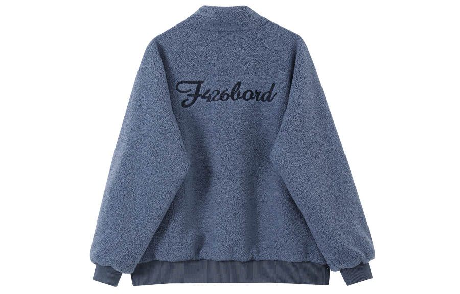 F426 F426 Velvet Jackets Unisex Stand Collar Thickened