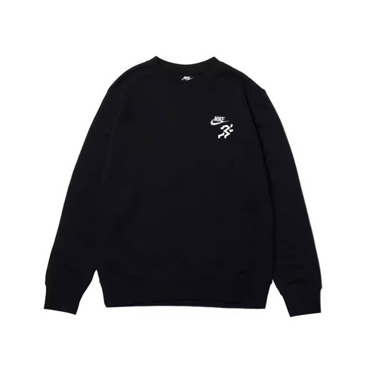 Nike Nike Sweatshirts Men's Black Crew Neck Moderate Regular