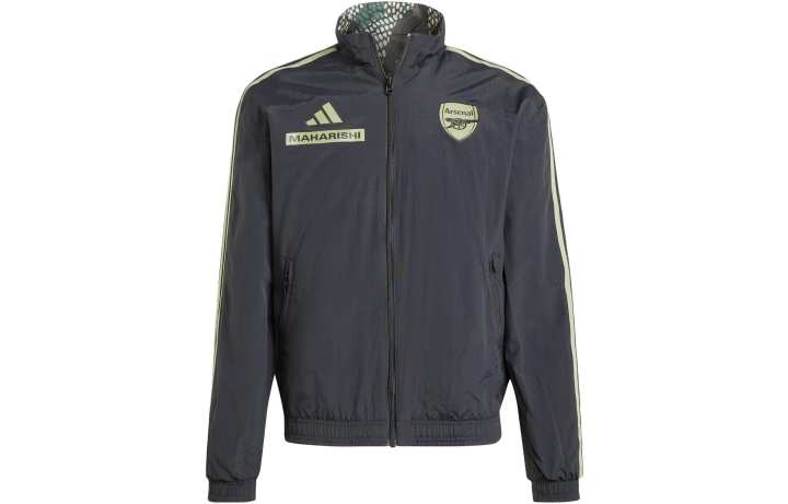 Adidas Adidas Arsenal Jackets Men's Black Stand Collar Moderate Other