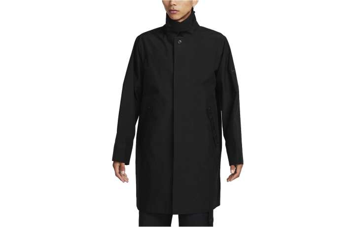 Nike Nike Coats Men's Black Stand Collar Moderate Straight Fit
