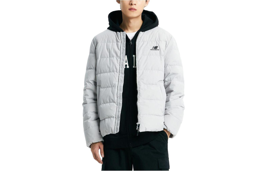 New Balance New Balance Jackets Unisex Light Gray Hooded Moderate Other