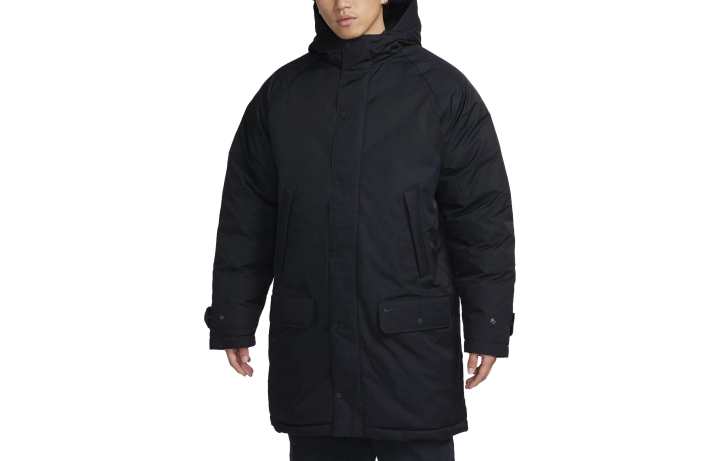 Nike Nike Coats Men's Black Hooded Moderate