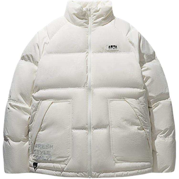 Anta Life Collection Down Jacket Unisex Ivory White