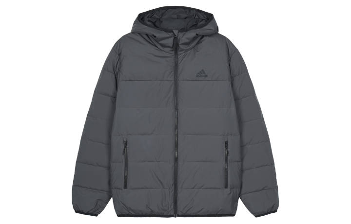 Adidas Adidas Down Jackets Unisex Gray Hooded Non Detachable Moderate Other