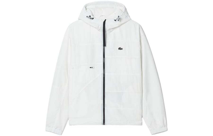 LACOSTE LACOSTE Jackets & Coats Men's White