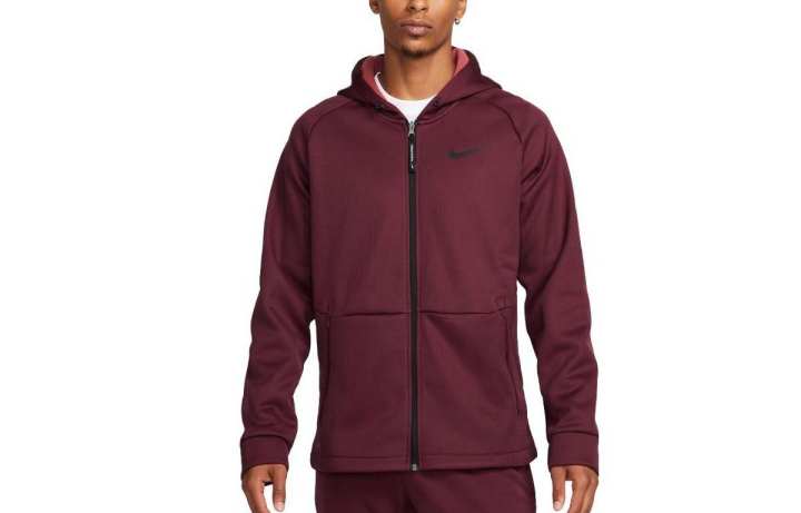 Nike Nike Jackets Men's Burgundy Hooded Moderate Other