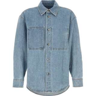 WOOYOUNGMI Swaying Flower-print Denim Shirt