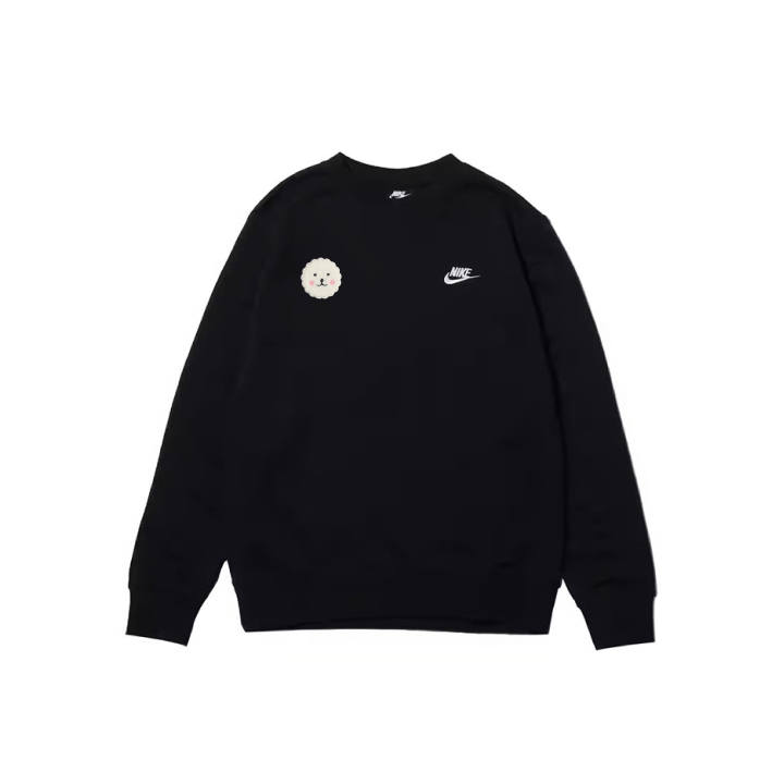 Nike Nike Sweatshirts Men's Black Crew Neck Moderate