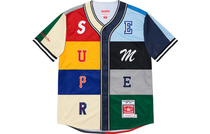 Supreme Supreme Mitchell & Ness Patchwork Baseball Jersey