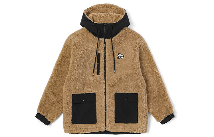 Kappa Velvet Jackets Unisex Hooded Moderate