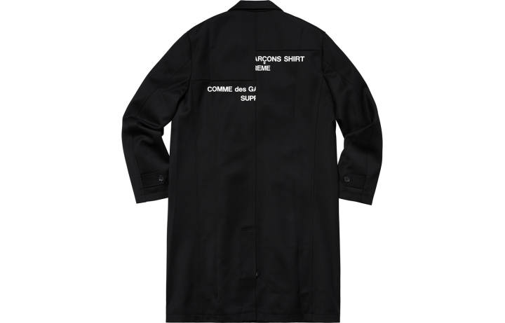 Supreme Supreme Comme Des Garcons Shirt Wool Overcoat