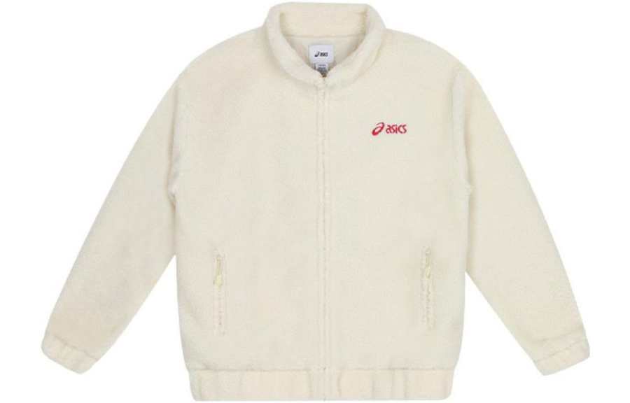 ASICS ASICS Jackets Unisex White Stand Collar Thickened Other