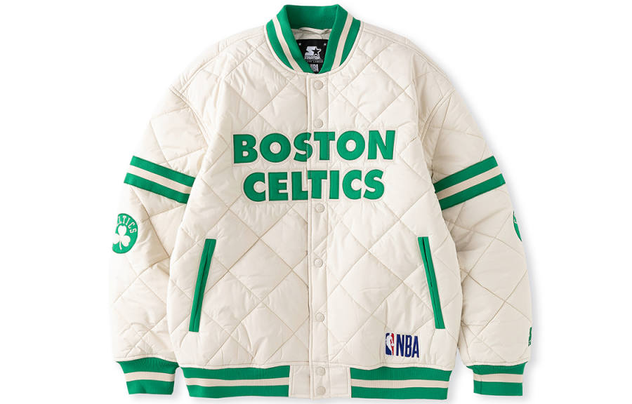 STARTER STARTER x NBA Puffer Jacket Unisex White Green