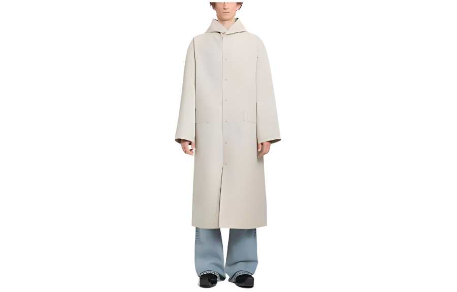 Balenciaga Hooded Trench Coat
