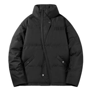 FIDO DIDO Puffer Jackets Unisex Stand Collar Thickened Padded Puffer Jacket