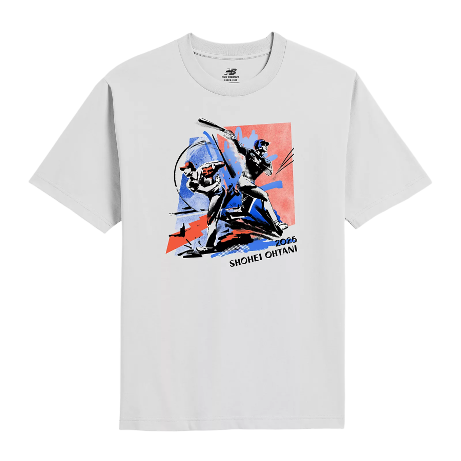 New Balance New Balance Shohei Otani SS25 Two Swords T Shirt Men's White