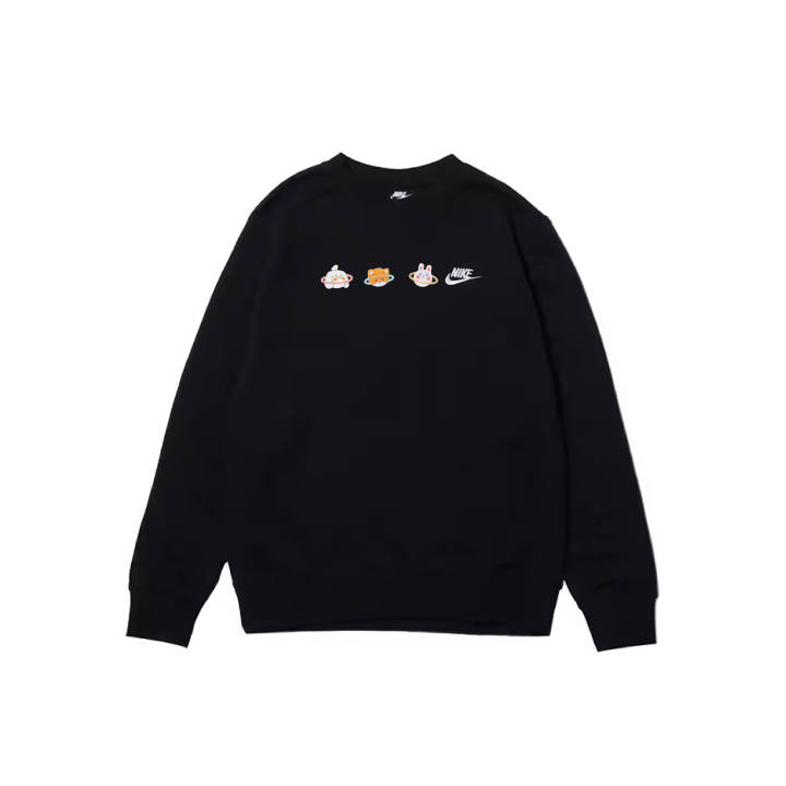 Nike Nike Sweatshirts Men's Black Crew Neck Moderate