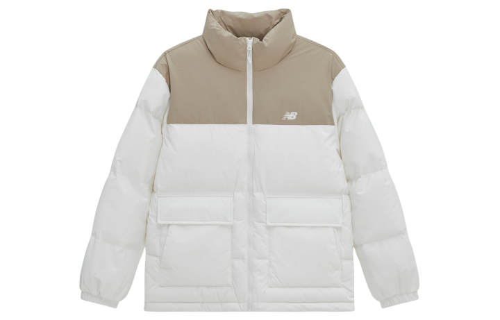 New Balance New Balance Down Jacket Unisex Khaki/White