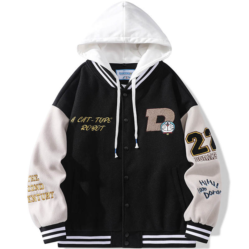 Doraemon DoraemonA Baseball Jacket Unisex