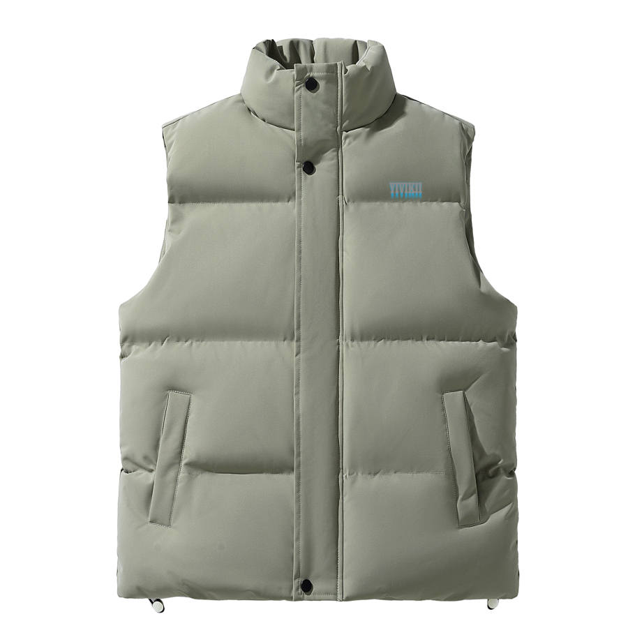 YIVIKII Vests Unisex Stand Collar Thickened Workwear