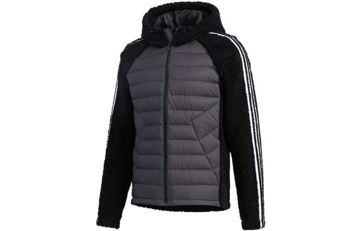 Adidas Adidas Down Jackets Men's Black Hooded Moderate Other