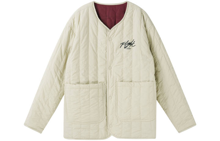 Jordan Jordan Flight Puffer Jackets Men's Crew Neck Moderate Quilted Padded Jacket
