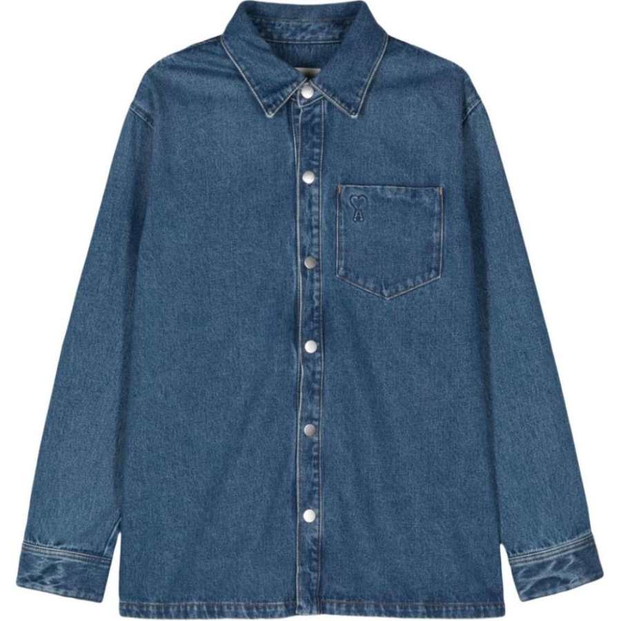AMIPARIS Ami Paris Ami De Coeur Denim Jacket